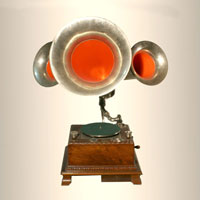 M&uuml;nzgrammophon  um 1906